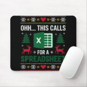 Tapis De Souris Oh This Calls For A Spreadsheet Christmas (Avec souris)