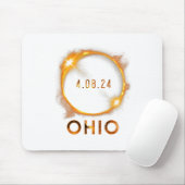 Tapis De Souris Ohio Total Solaire Eclipse Avril 8 2024 Ohio Solar (Avec souris)
