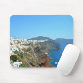 Tapis De Souris Oia, paysage de Santorin (Avec souris)