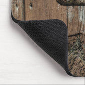 Tapis De Souris Oie de bois rustique (Coin)