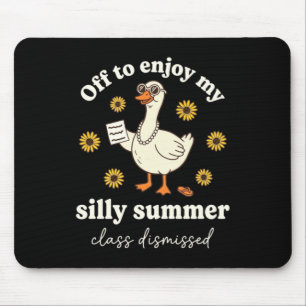 Tapis De Souris Oie d'été Idiote Cl Rejetée