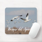 Tapis De Souris Oies dans le ciel du Bosque del Apache (Avec souris)