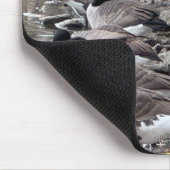 Tapis de souris Oies dans le parc (Coin)