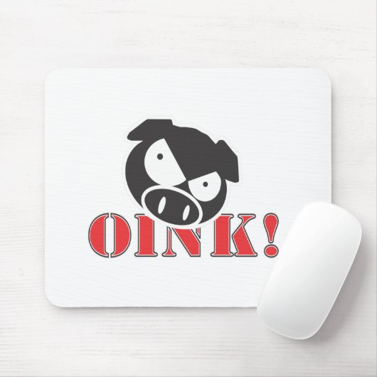 Tapis De Souris OINK_GraphicReversed (Avec souris)