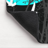 Tapis De Souris oiseau à silhouette (Coin)