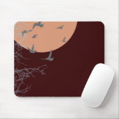 Tapis De Souris oiseau à silhouette (Avec souris)