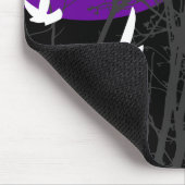 Tapis De Souris oiseau à silhouette (Coin)