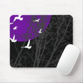 Tapis De Souris oiseau à silhouette (Avec souris)