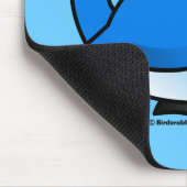 Tapis De Souris Oiseau bleu de montagne (Coin)