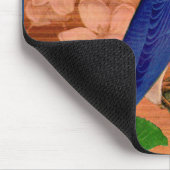 Tapis De Souris oiseau bleu du bonheur (Coin)
