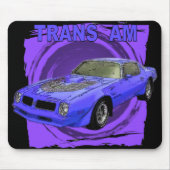 Tapis De Souris Oiseau bleu du feu d'oiseau (Devant)