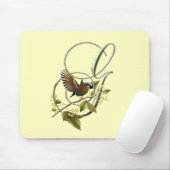 Tapis De Souris Oiseau chanteur G initial (Avec souris)