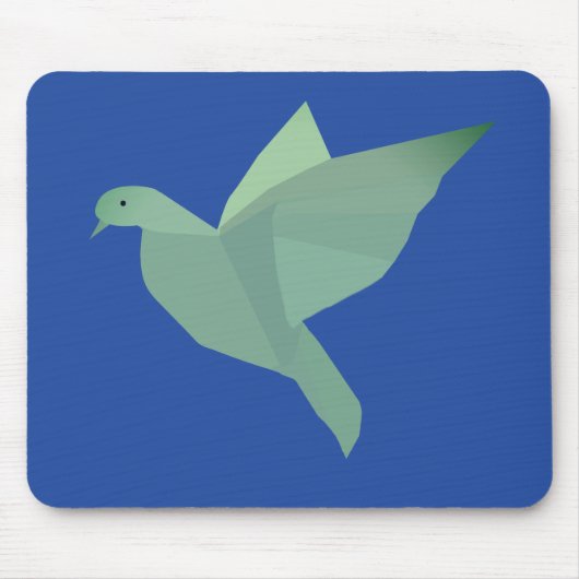 Tapis de souris oiseau Colombe bleue (Devant)