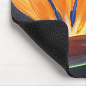 Tapis De Souris Oiseau de la peinture tropicale de fleur de (Coin)