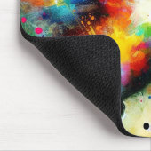 Tapis De Souris Oiseau de mer couleur impressionniste (Coin)