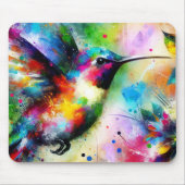 Tapis De Souris Oiseau de mer couleur impressionniste (Devant)