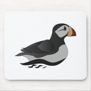 Tapis De Souris Oiseau de natation de Puffin