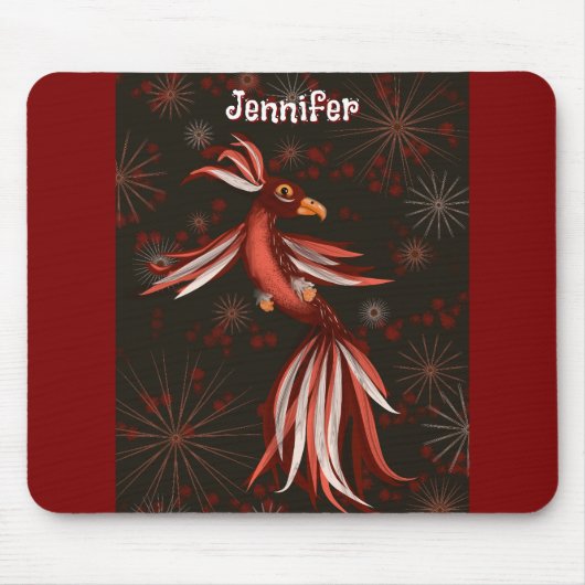 Tapis De Souris Oiseau de Paradis 2 (Devant)
