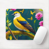 Tapis De Souris Oiseau doré (Avec souris)