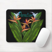 Tapis De Souris Oiseau du paradis Mousepad (Avec souris)