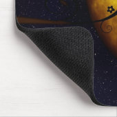 Tapis De Souris Oiseau mignon dans le clair de lune (Coin)