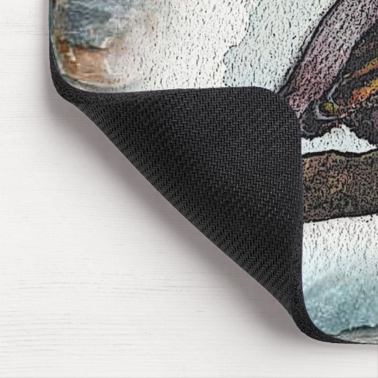 Tapis De Souris Oiseau, moineau : Peinture d'aquarelle, art (Coin)