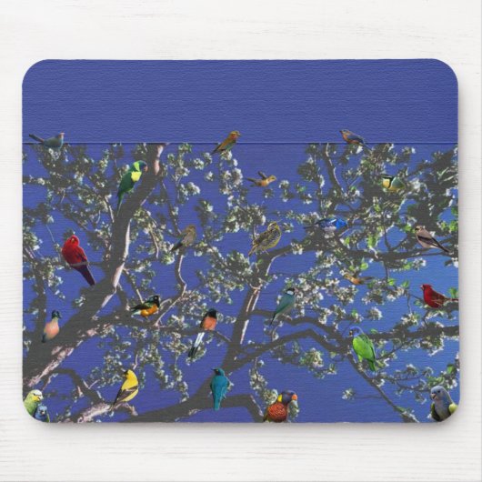 Tapis De Souris Oiseau Mousepad 01 (Devant)