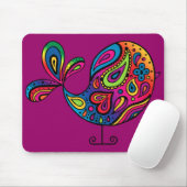 Tapis De Souris Oiseau Mousepad d'arc-en-ciel (Avec souris)