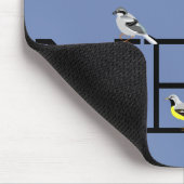 Tapis De Souris Oiseau Nerd trois (Coin)