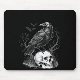 Tapis De Souris Oiseau noir drôle F Croassement F Corbeau Femmes H