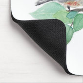Tapis De Souris Oiseau nuthatch à poitrine blanche (Coin)