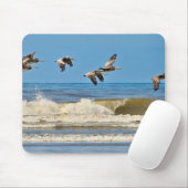 Tapis De Souris Oiseau, pélican brun, faune (Avec souris)