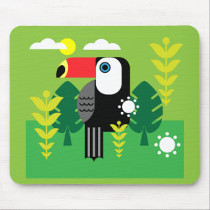 Tapis De Souris Oiseau tropical du Toucan