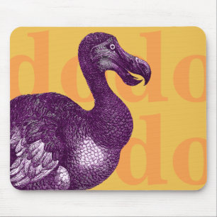 Tapis De Souris Oiseau vintage Mousepad de dronte