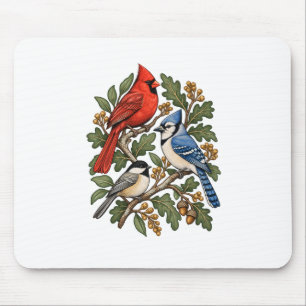 Tapis De Souris Oiseaux chanteurs de jardin pour un espace de trav