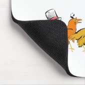 Tapis De Souris Oiseaux colorés d'une plume (Coin)