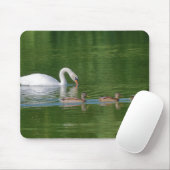 Tapis De Souris Oiseaux, Cygnes, Cygnets (Avec souris)