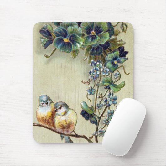 Tapis De Souris Oiseaux de félicitations (Avec souris)