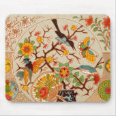 Tapis de souris Oiseaux et Papillons (Devant)