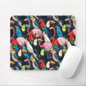 Tapis De Souris Oiseaux exotiques (Avec souris)
