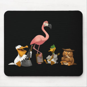 Tapis De Souris Oiseaux Mousepad d'O de bande de cruche