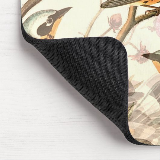 Tapis De Souris Oiseaux sur une branche (Coin)