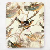 Tapis De Souris Oiseaux sur une branche (Devant)