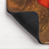 Tapis De Souris Ojibwe style loup hurlant Mousepad (Coin)