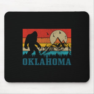 Tapis De Souris Oklahoma Bigfoot Montagnes Vintages Randonnée Camp