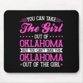 Tapis De Souris Oklahoma Girl Can't Take Out The Oklahoma (Devant)