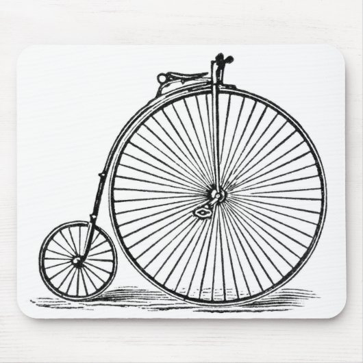 Tapis De Souris Old_Bicycle_Vintage-Art_Unisex (Devant)