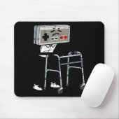 Tapis De Souris Old Gaming Controller Walker Funny Gamer Men Women (Avec souris)