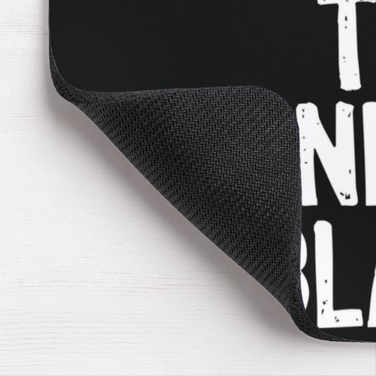 Tapis De Souris Old Is The New Black Funny Elderly Gift Christmas (Coin)