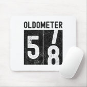 Tapis De Souris Oldometer 58th Birthday Funny Retro Turning 58 Yea (Avec souris)